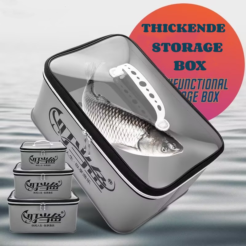 Fish Finder Case - 多機能 EVA 釣りバッグボックス折りたたみ活魚バケツ 4L 6L 10L