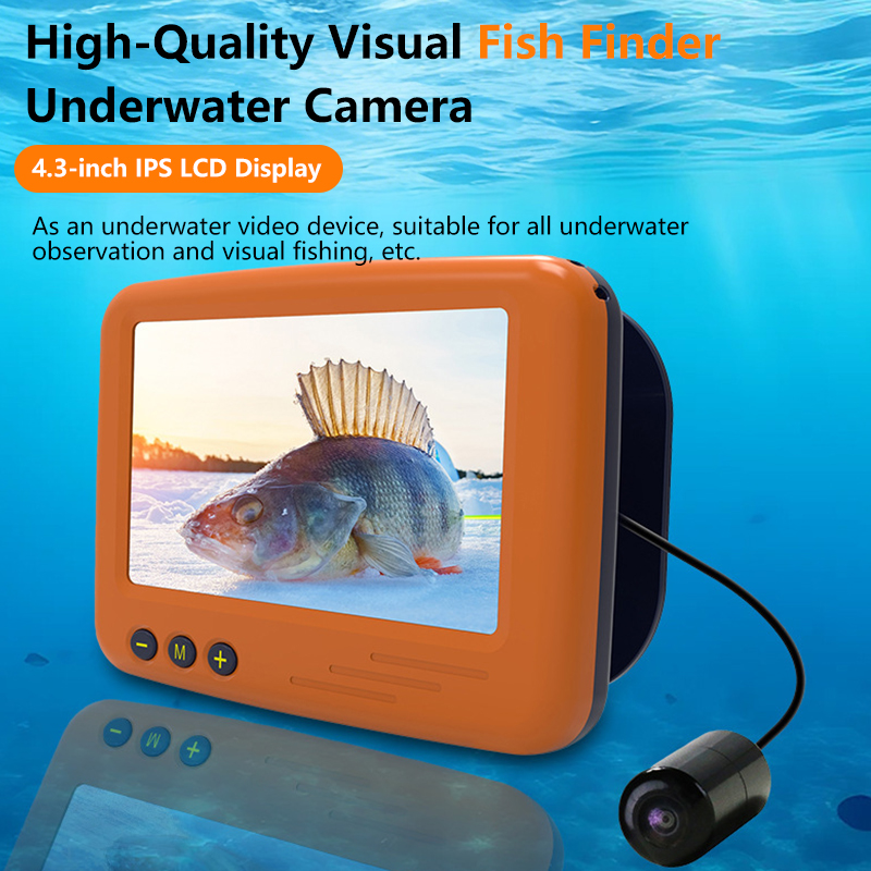 水中釣りカメラ 4.3 インチ LCD 氷釣り探知機冬釣り人 - Fishing Camera のレビューと価格