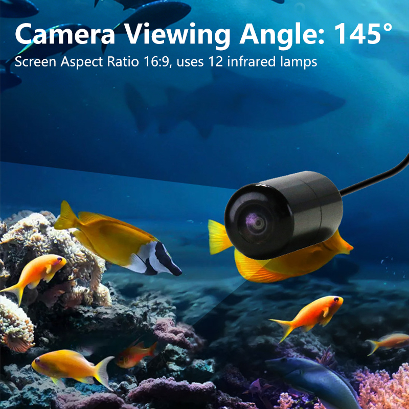 水中釣りカメラ 4.3 インチ LCD 氷釣り探知機冬釣り人 - Fishing Camera のレビューと価格