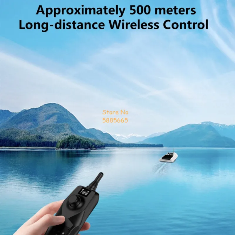 500M GPSリターン防水リモコン付きベイトボート 2.4 - Fishing Gps のレビューと価格
