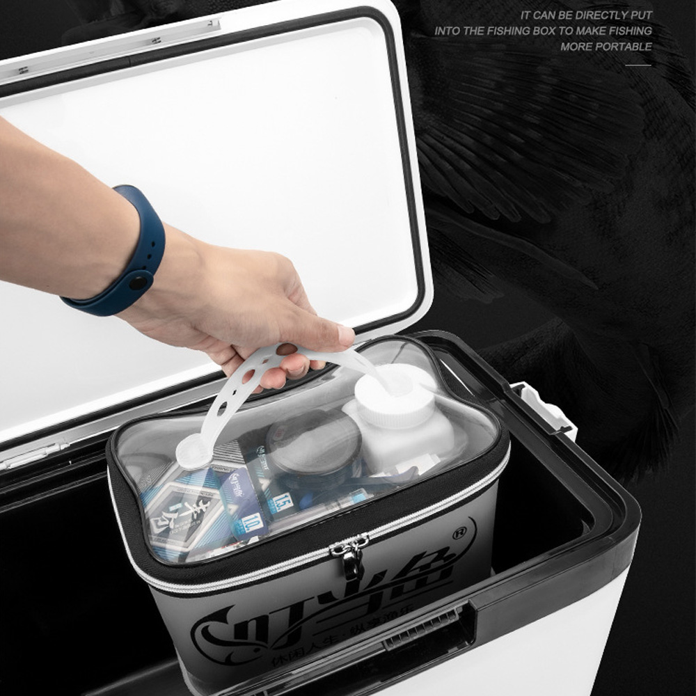 多機能 EVA 釣りバッグボックス折りたたみ活魚バケツ 4L - Fish Finder Case のレビューと価格